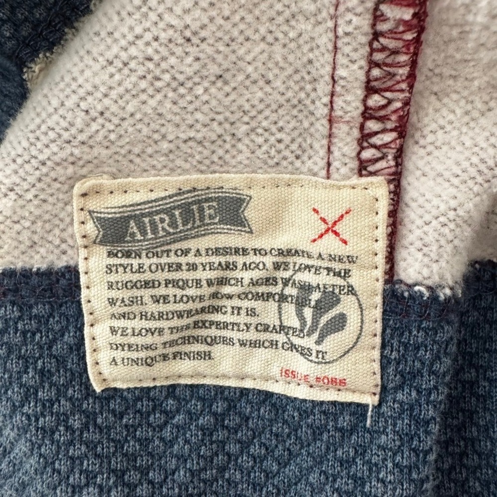 FatFace Airlie Quarter Zip Sweatshirt Mens L Red Russet Vintage Pique Pullover - Picture 9 of 9